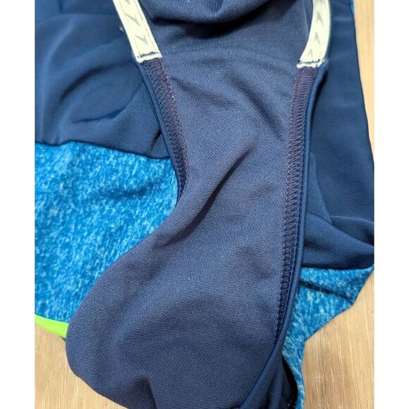 Speedo Girls Racerback One-Piece Swimsuit Size XL | Blue Green Competition Train - Picture 5 of 7